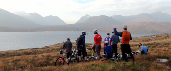 MTB above Kinlochleven